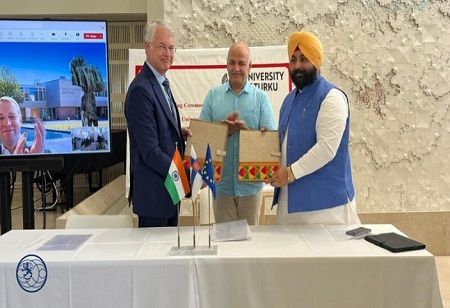 Harjot Singh Bains Signs MoU with Finnish Ambassador for Teacher Training
