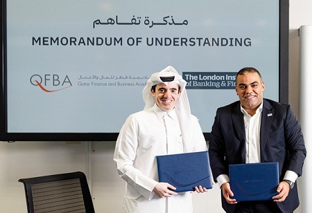 Qatar's QFBA has reached an agreement with The London Institute of Banking and Finance Mena