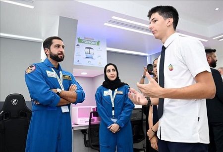 UAE Astronauts Inaugurate New Space Lab at GEMS International School